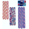 Set of 3 Fun Pattern Foam Nail Files